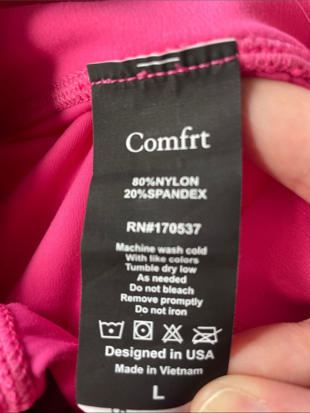 Comfrt Core High Waisted Leggings Large Workout Lounge - Picture 9 of 9